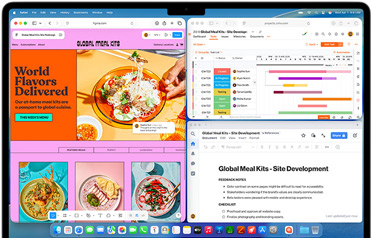 Un MacBook Air con varias apps abiertas