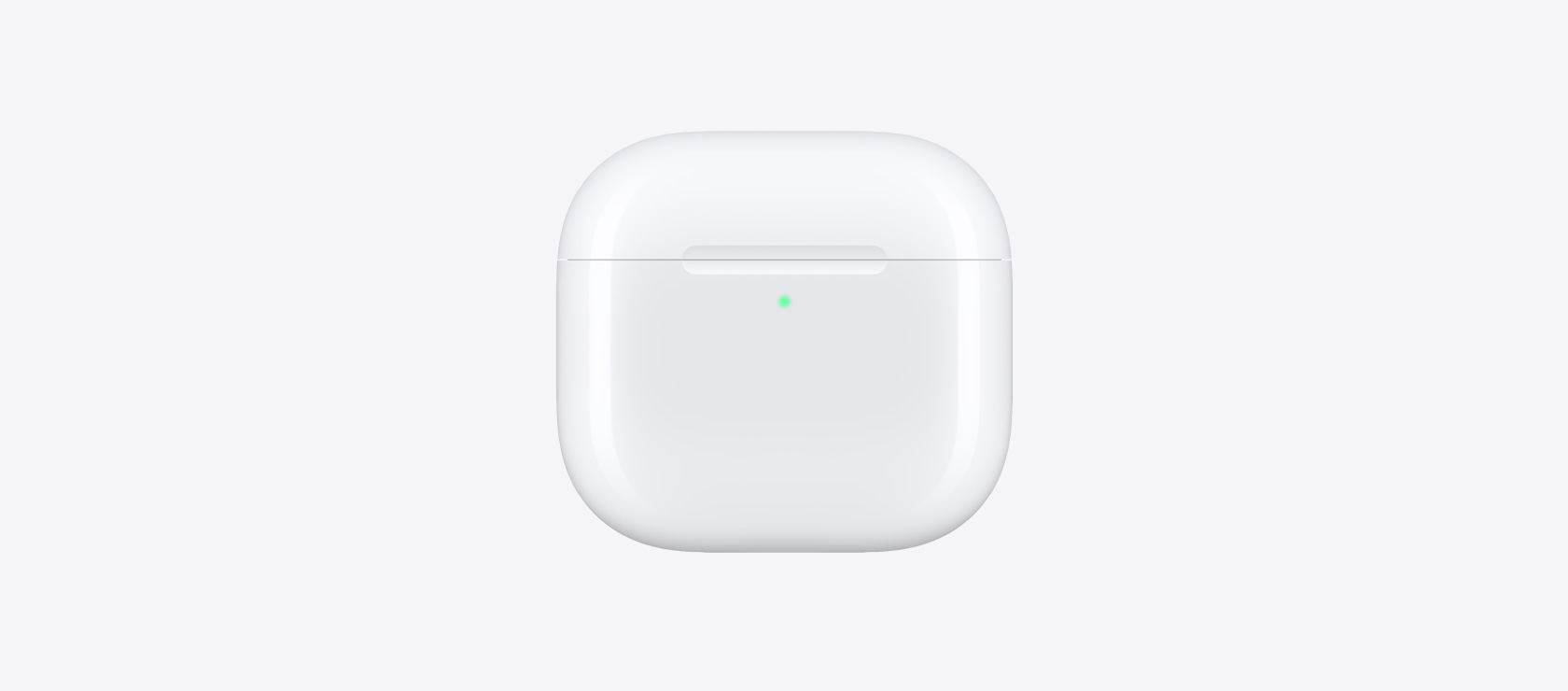 AirPods 5 şarj kutusu, beyaz renk