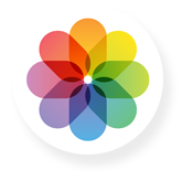Symbool voor Foto’s-app
