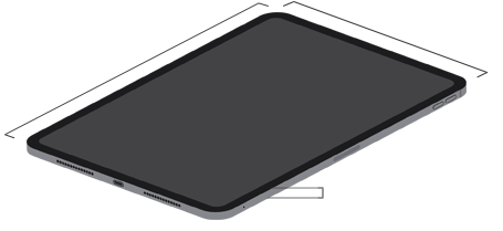 Dimensiones del iPad Pro de 11 pulgadas