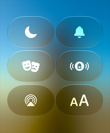 Apple Watch-bedieningspaneel op het scherm